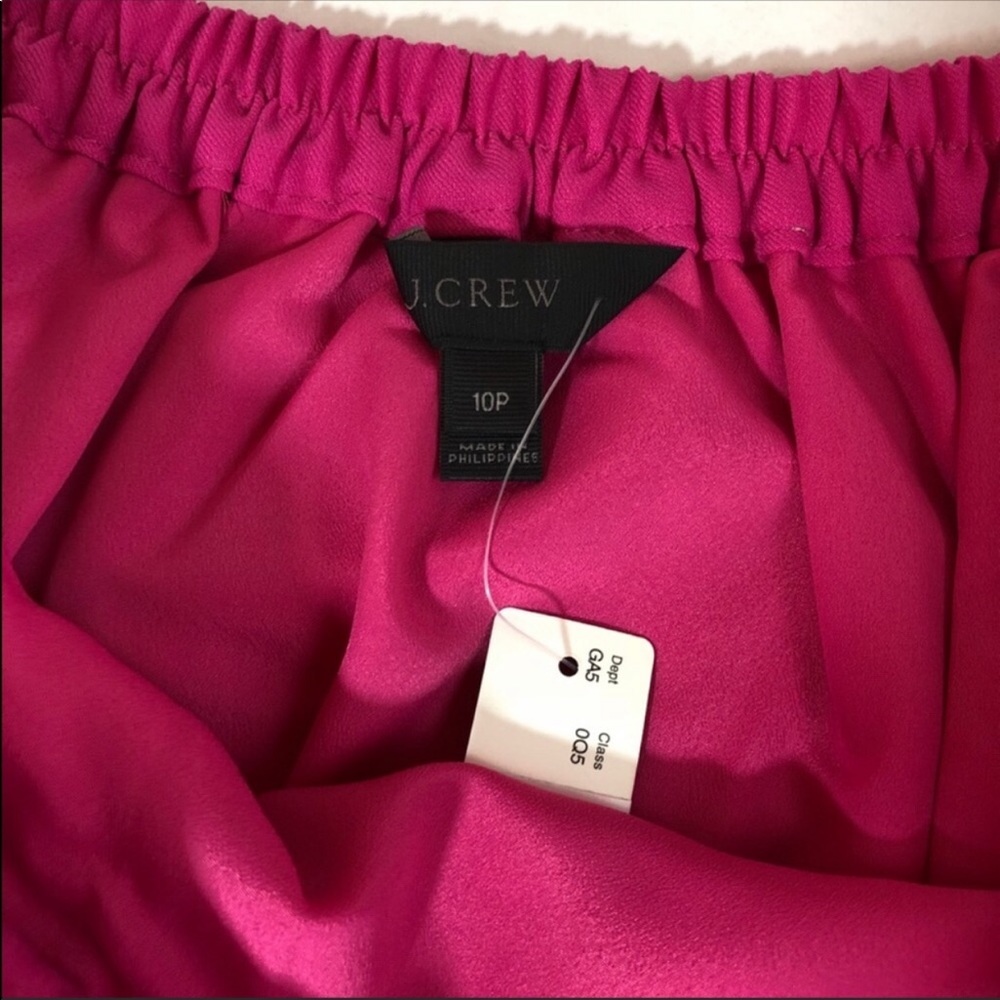 J. Crew Pink Tiered Ruffles Wool Skirt 10P - Picture 3 of 5